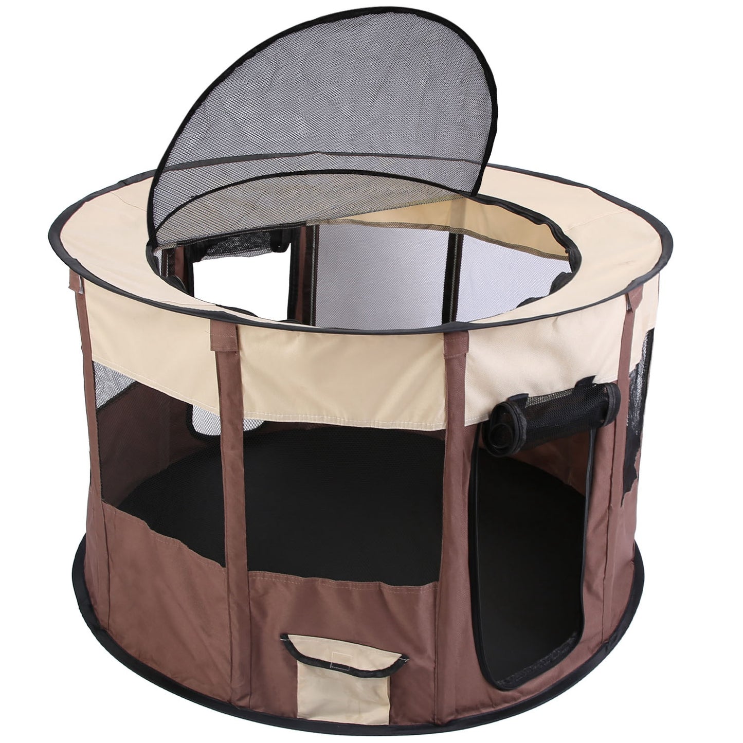 Foldable Playpen for Dog with Carry Bag Portable Travel Waterproof Indoor 8901