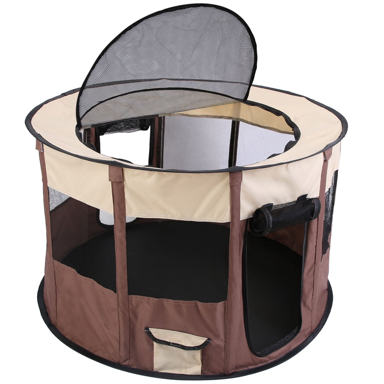 Foldable Playpen for Dog with Carry Bag Portable Travel Waterproof Indoor 8901