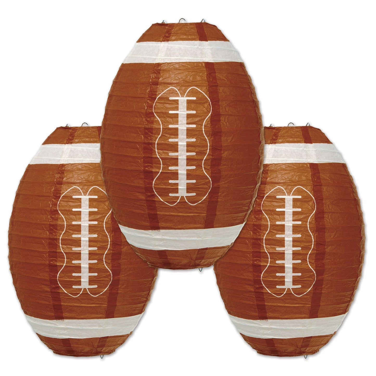 Beistle Football Paper Lanterns | Party Supply | Decoration