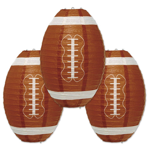 Beistle Football Paper Lanterns | Party Supply | Decoration
