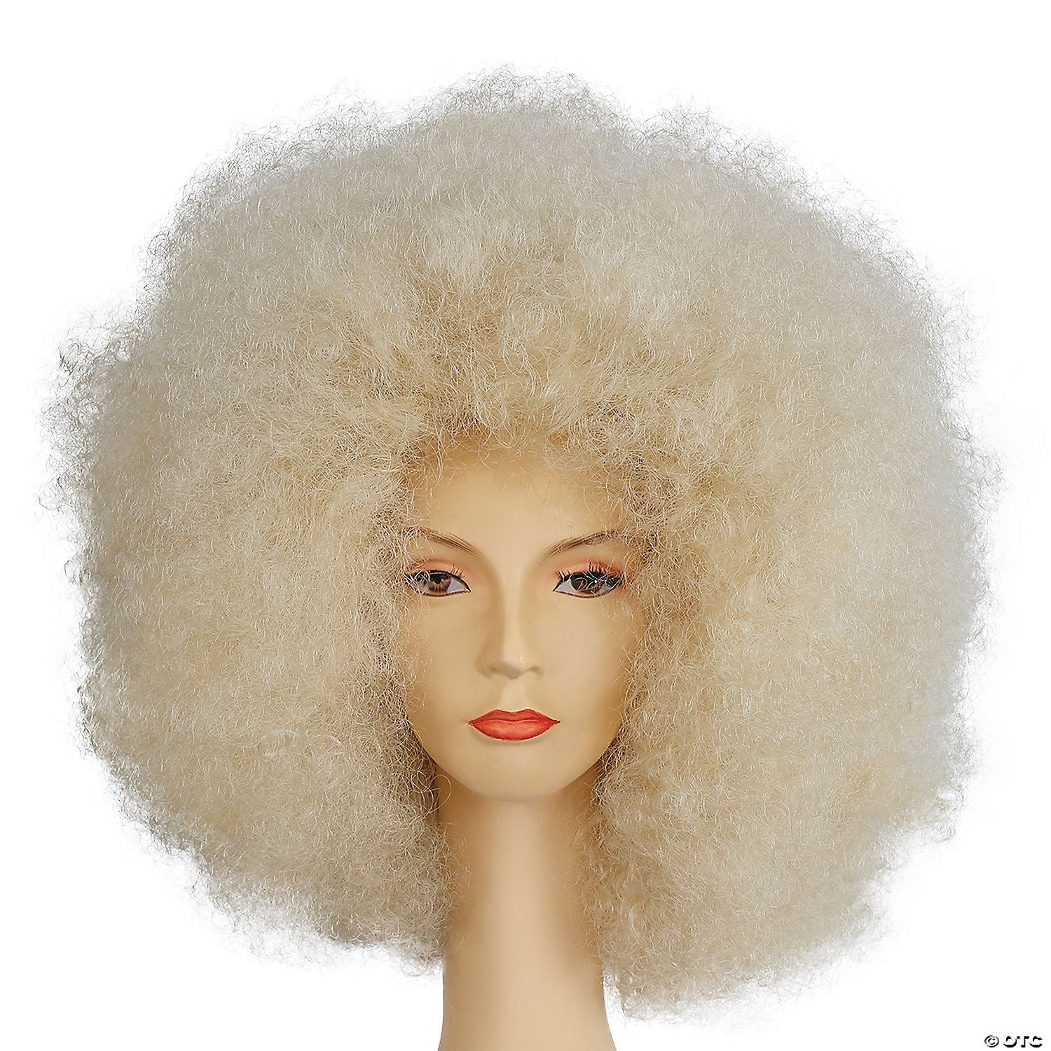 Adults Super Deluxe Afro Wig | Platinum Blonde