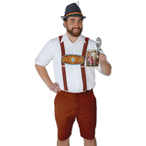 Beistle Bavarian Suspenders - Oktoberfest | Party Supply | Decoration