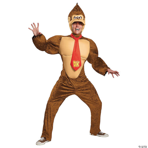 Mens | Adults Deluxe Donkey Kong Costume - Large/Ex Large