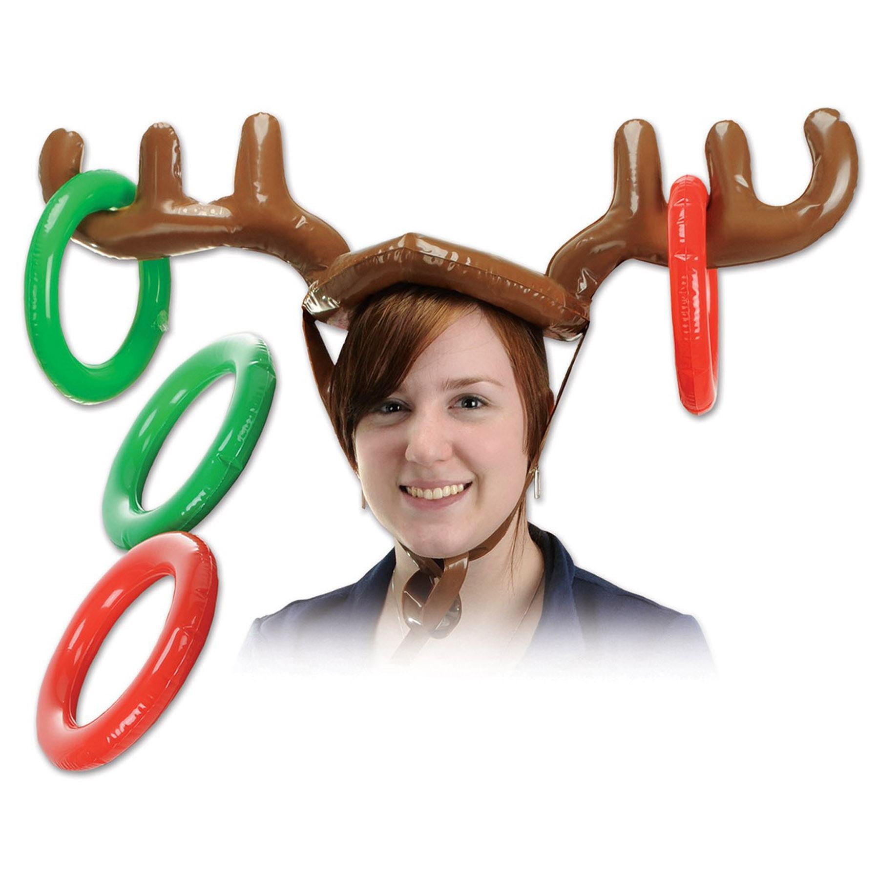 Beistle Inflatable Reindeer Ring Toss - Christmas/Winter | Party Supply