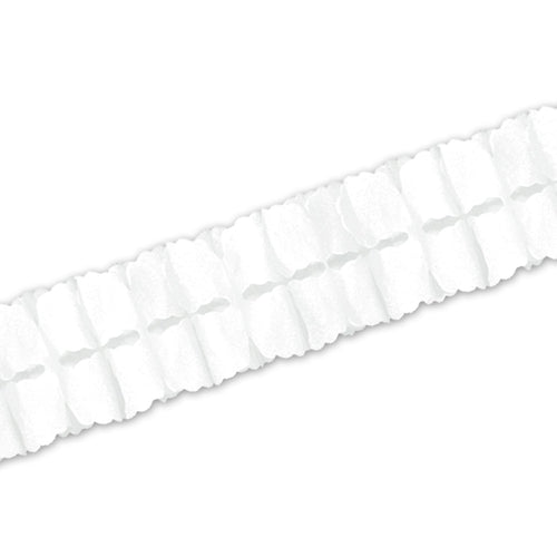 Beistle White Leaf Garland - General Occasion | Party Supply | Decoration