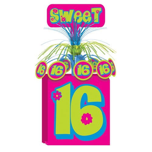 Beistle Sweet 16 Centerpiece | Party Supply | Decoration