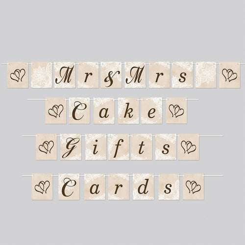 Beistle Wedding Streamer Set | Party Supply | Decoration