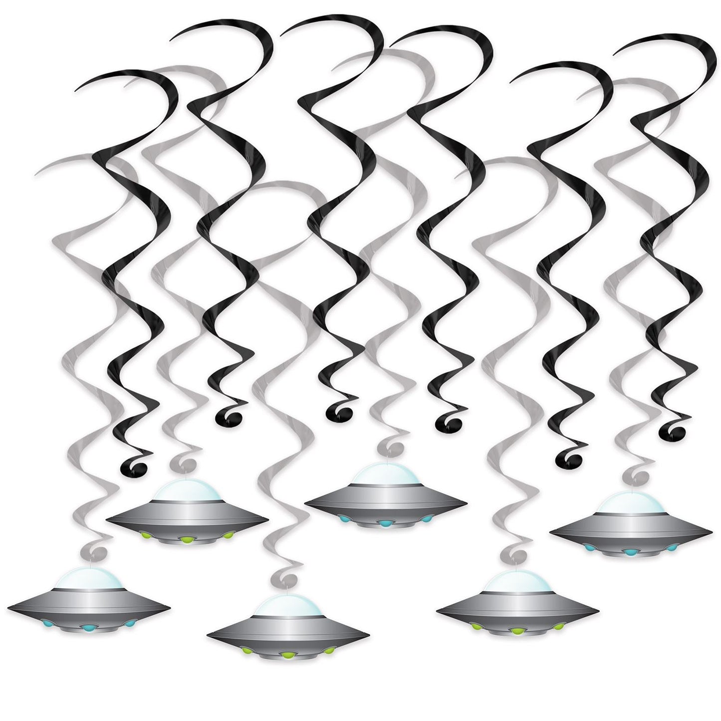 Beistle Flying Saucer Whirls - Space | Party Supply | Decoration