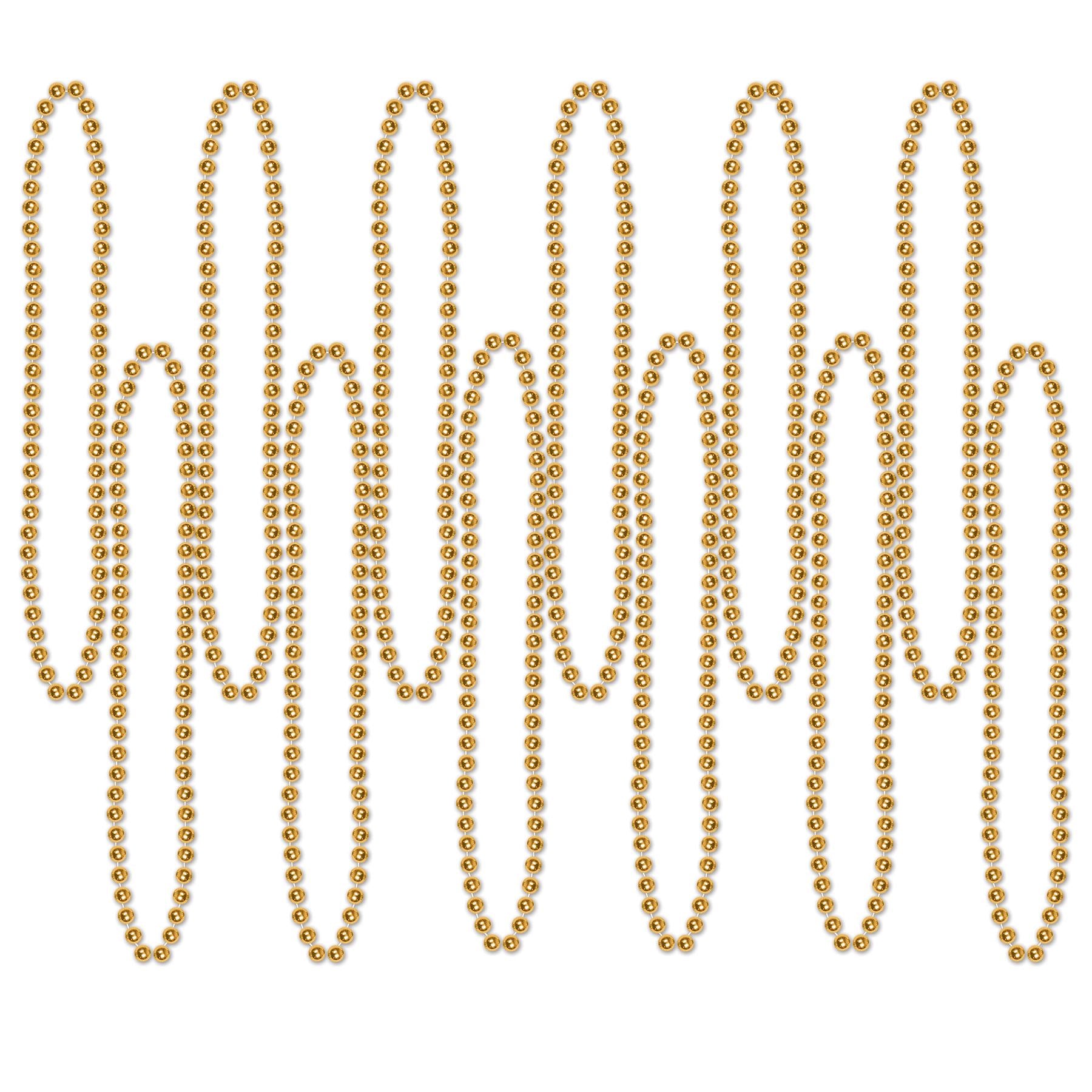 Beistle Gold Party Beads - General Occasion | Party Supply | Decoration
