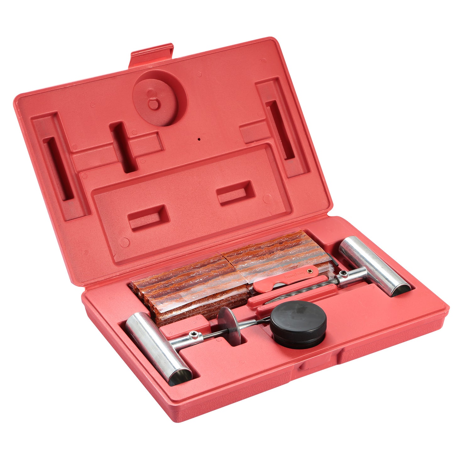 57 Pcs Universal Tire Repair Tools Kit Flat Tire Puncture Repair Tools for Cars