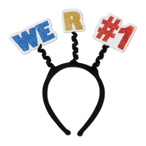 Beistle Glittered We R #1 Boppers (1/Card) Party Supply Decoration : Sports