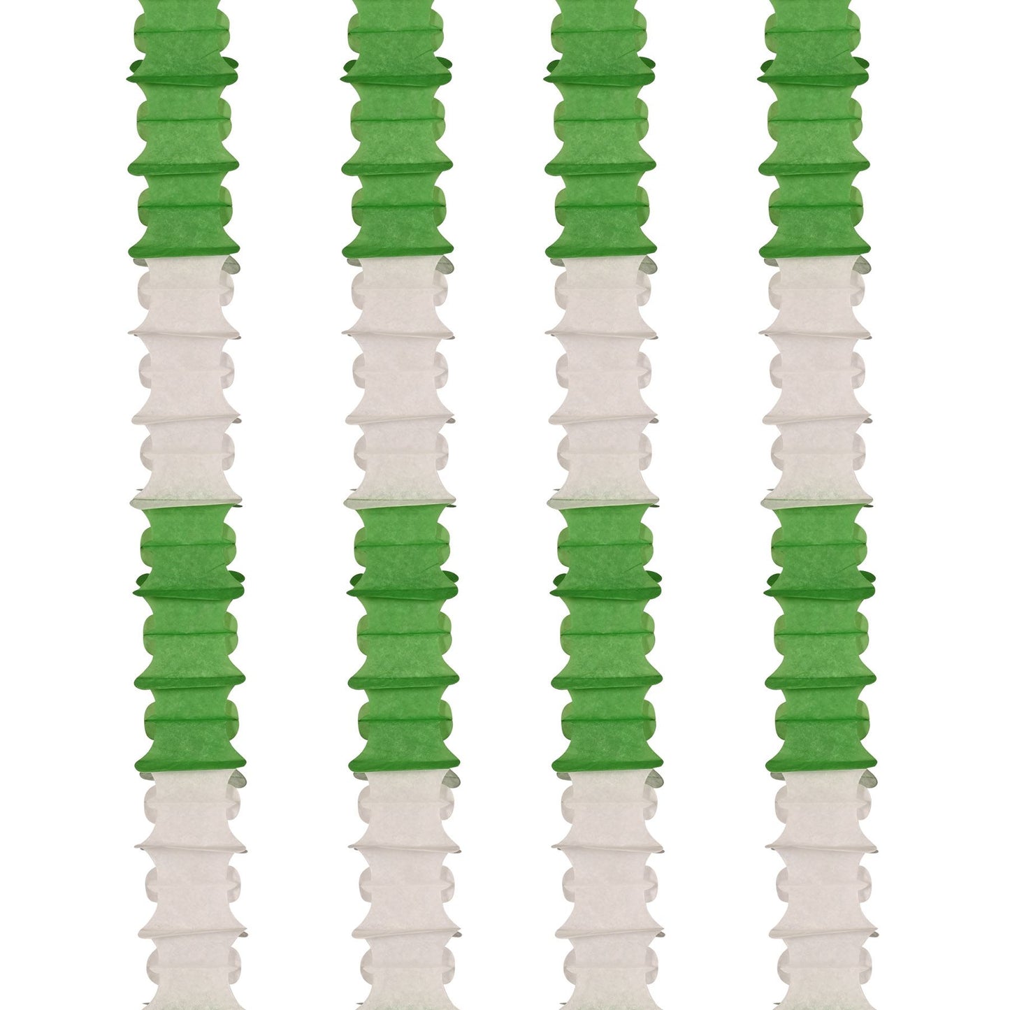 Beistle Ceiling Drops - Green and White - St. Patricks | Party Supply