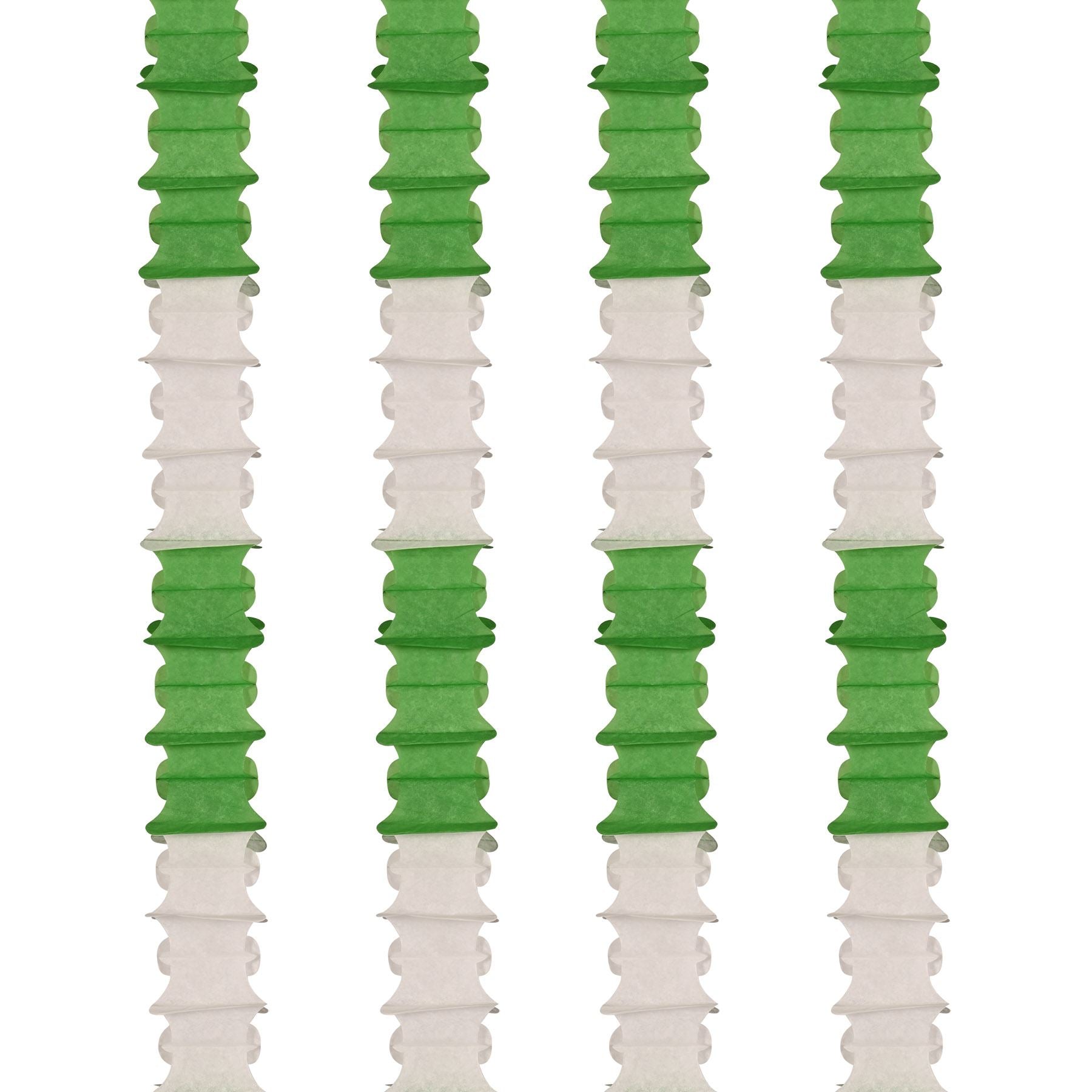 Beistle Ceiling Drops - Green and White - St. Patricks | Party Supply