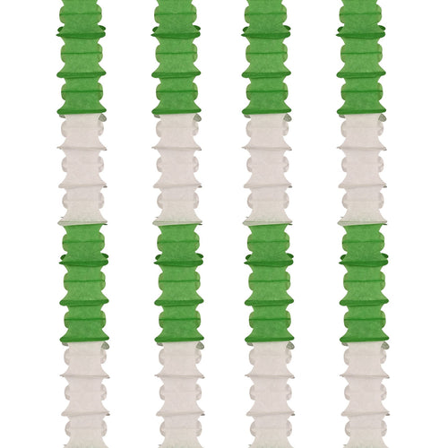 Beistle Ceiling Drops - Green and White - St. Patricks | Party Supply