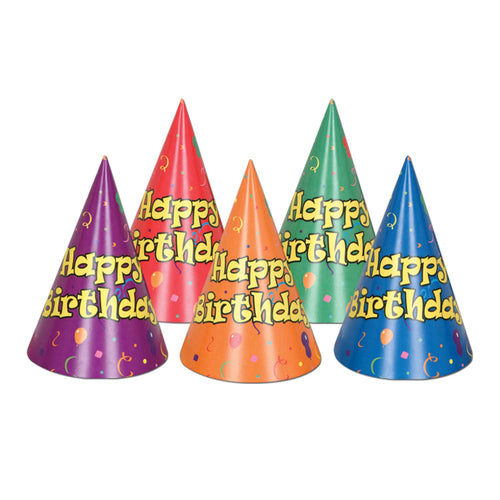 Beistle Happy Birthday Hats | Party Supply | Decoration