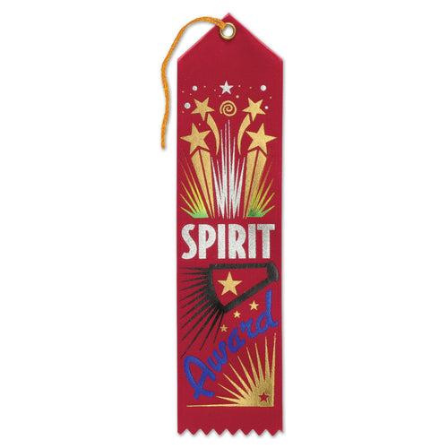 Beistle Spirit Award Ribbon - Educational | Party Supply | Decoration | Favor