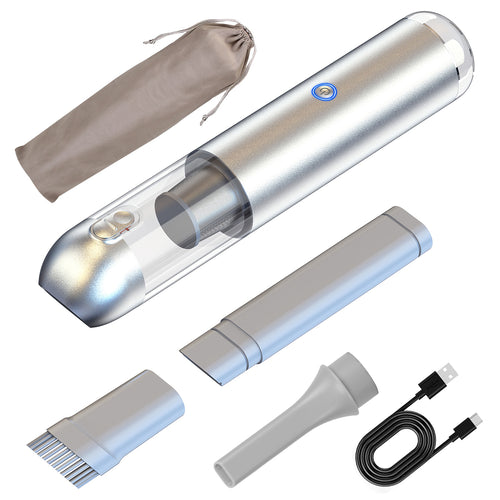 Cordless Handheld Car Vacuum Cleaner 16kPa Powerful Suction with 2 Speeds