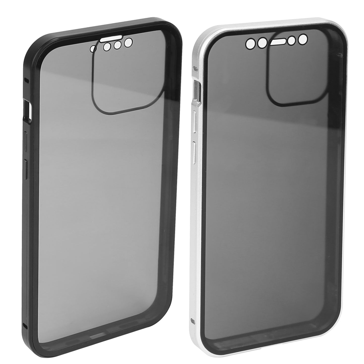 Privacy Magnetic Phone Case 360° Full Protection Anti Spy Phone Cover Doubl 7574