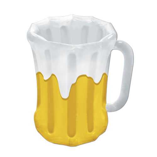 Beistle Inflatable Gold Beer Mug Cooler - Oktoberfest | Party Supply