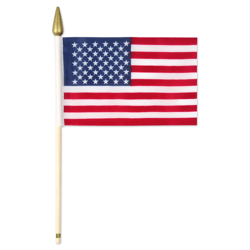 Beistle Pkgd American Flags - Fabric - Patriotic | Party Supply | Decoration