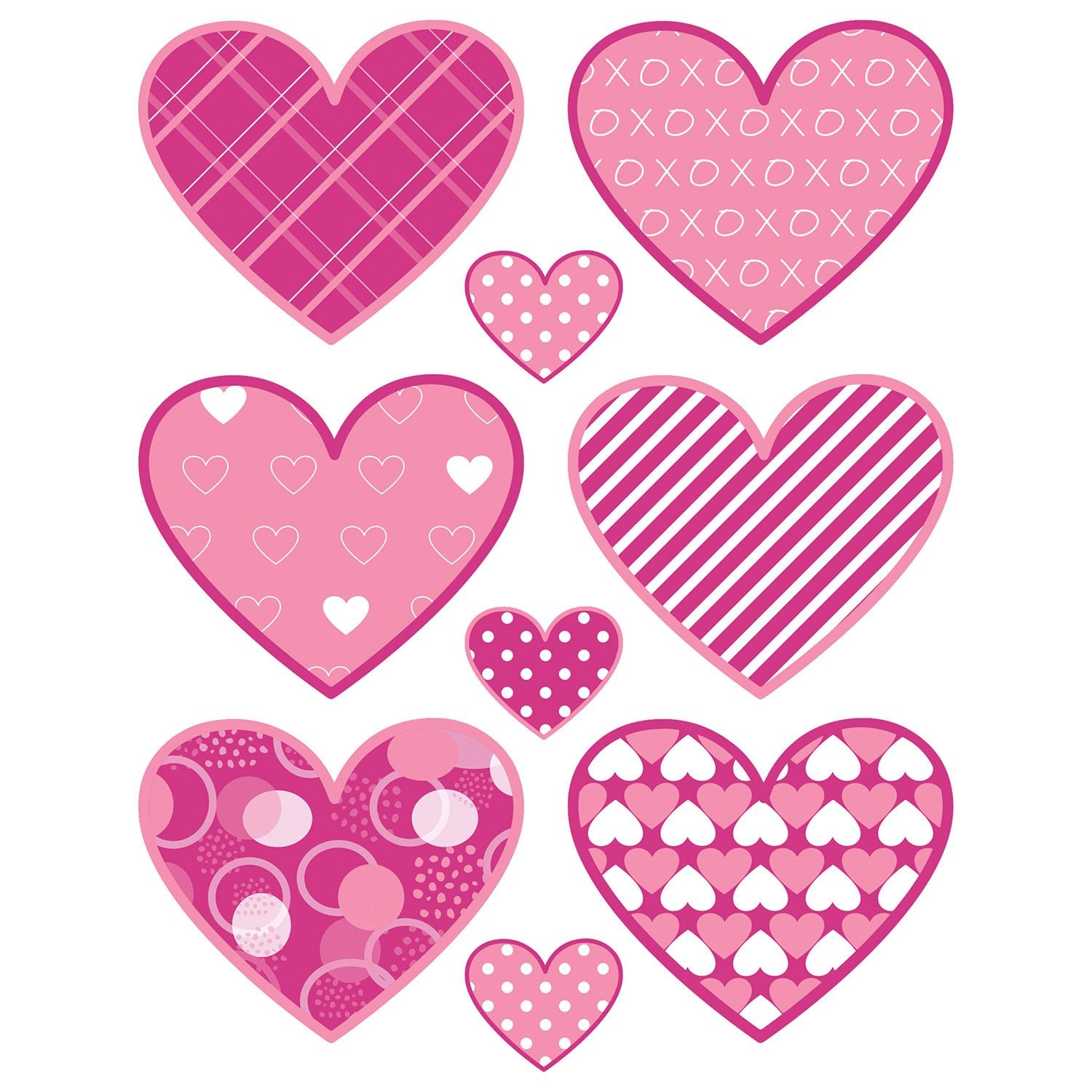 Beistle Valentine's Day Clings - Valentines | Party Supply | Decoration