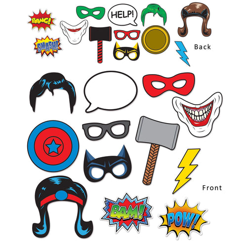Beistle Hero Photo Fun Signs - Heroes | Party Supply | Decoration