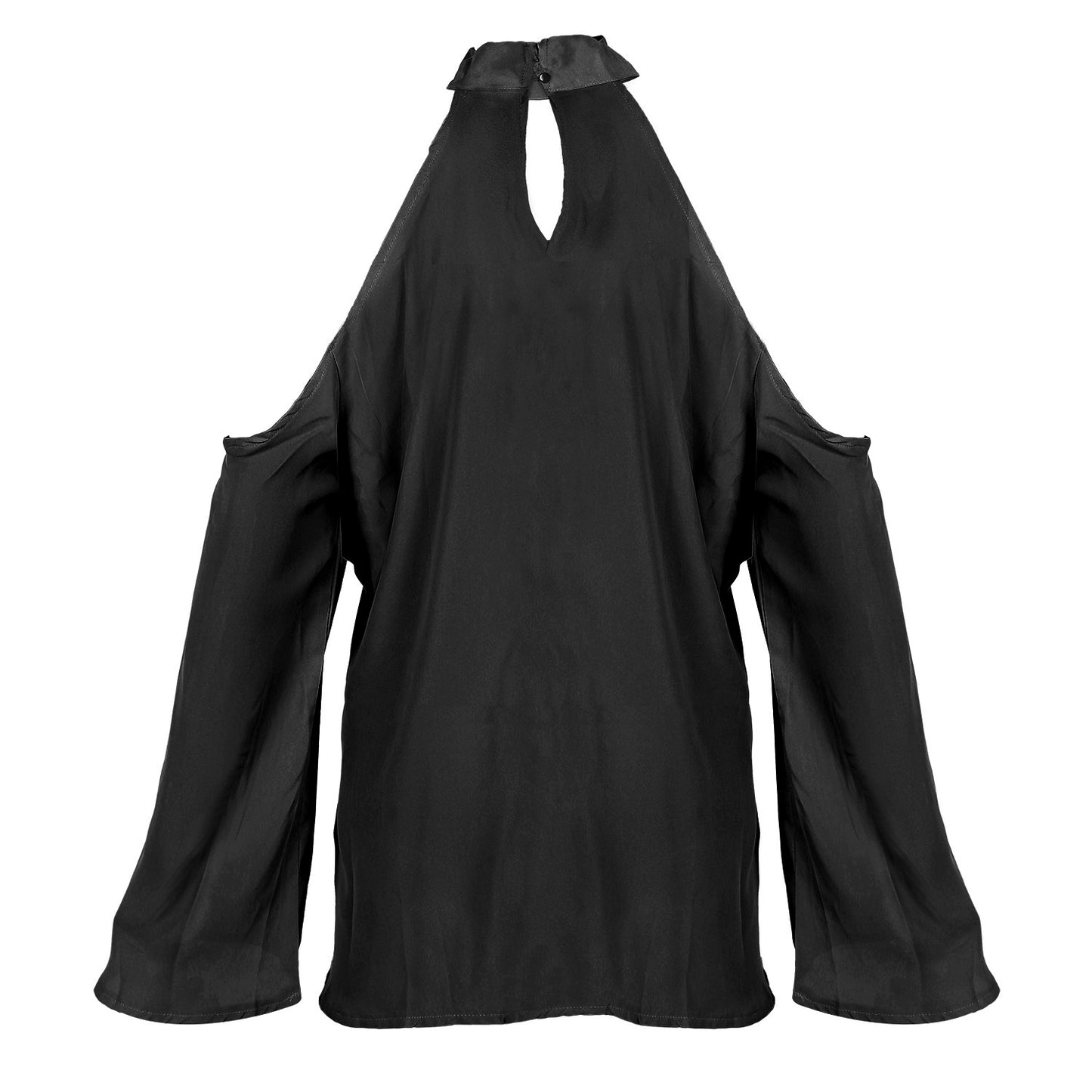 Women s Sexy Off The Shoulder Blouses Cold Shoulder Tops V-Neck Long Sleeve