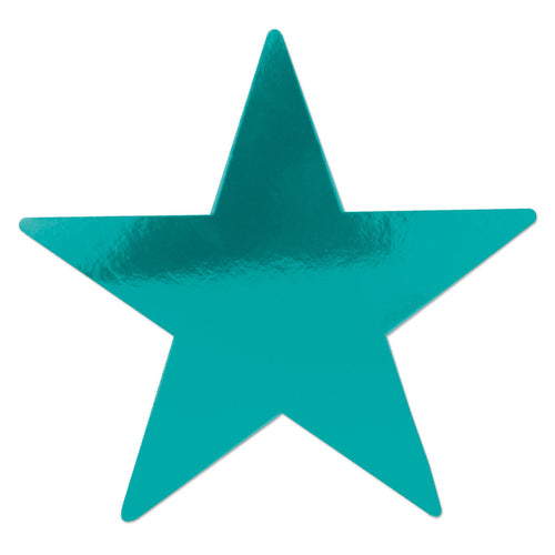 Beistle Turquoise Foil Star - General Occasion | Party Supply | Decoration