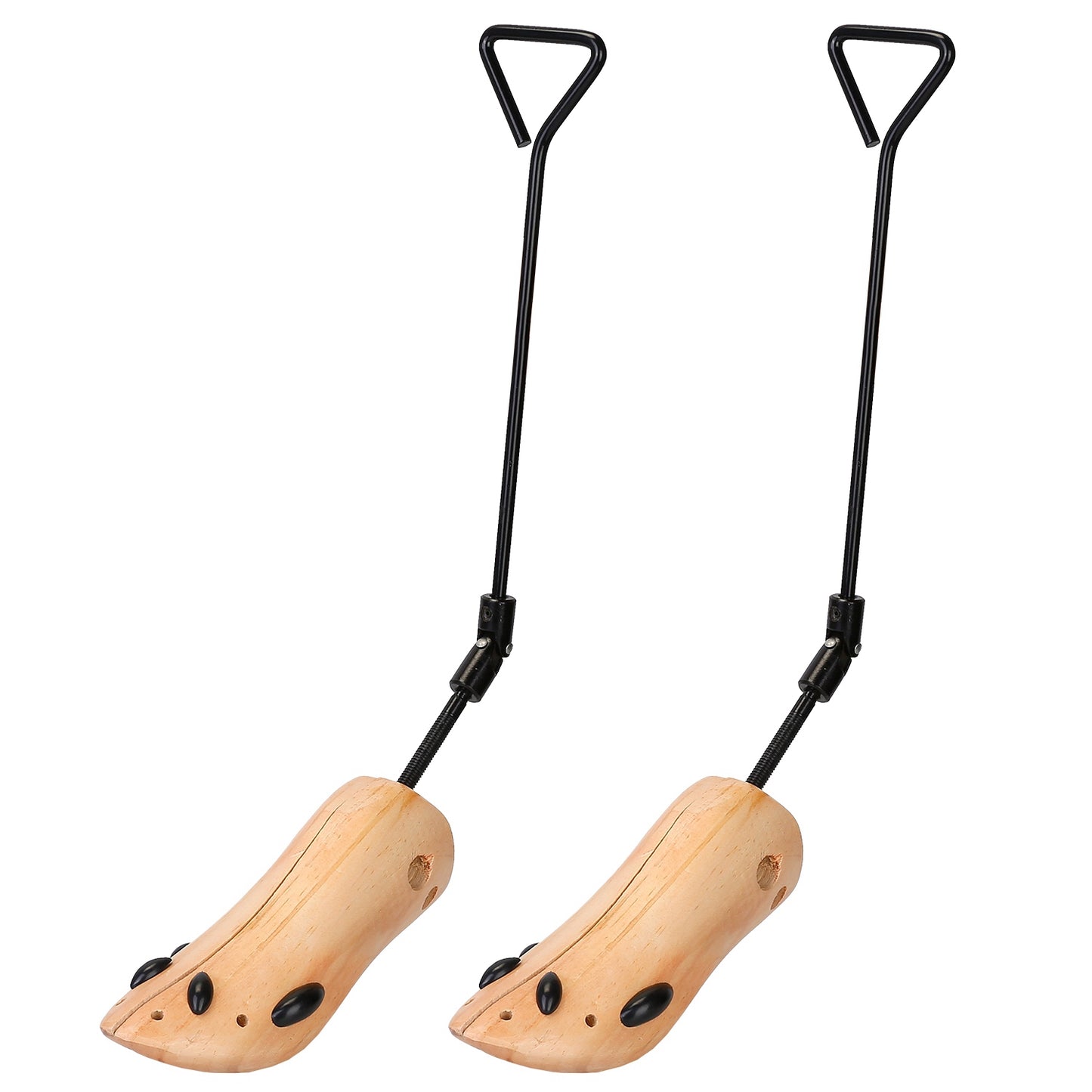 One Pair Boot Stretcher Adjustable Width Shoe Shaper Wooden Boot Widener