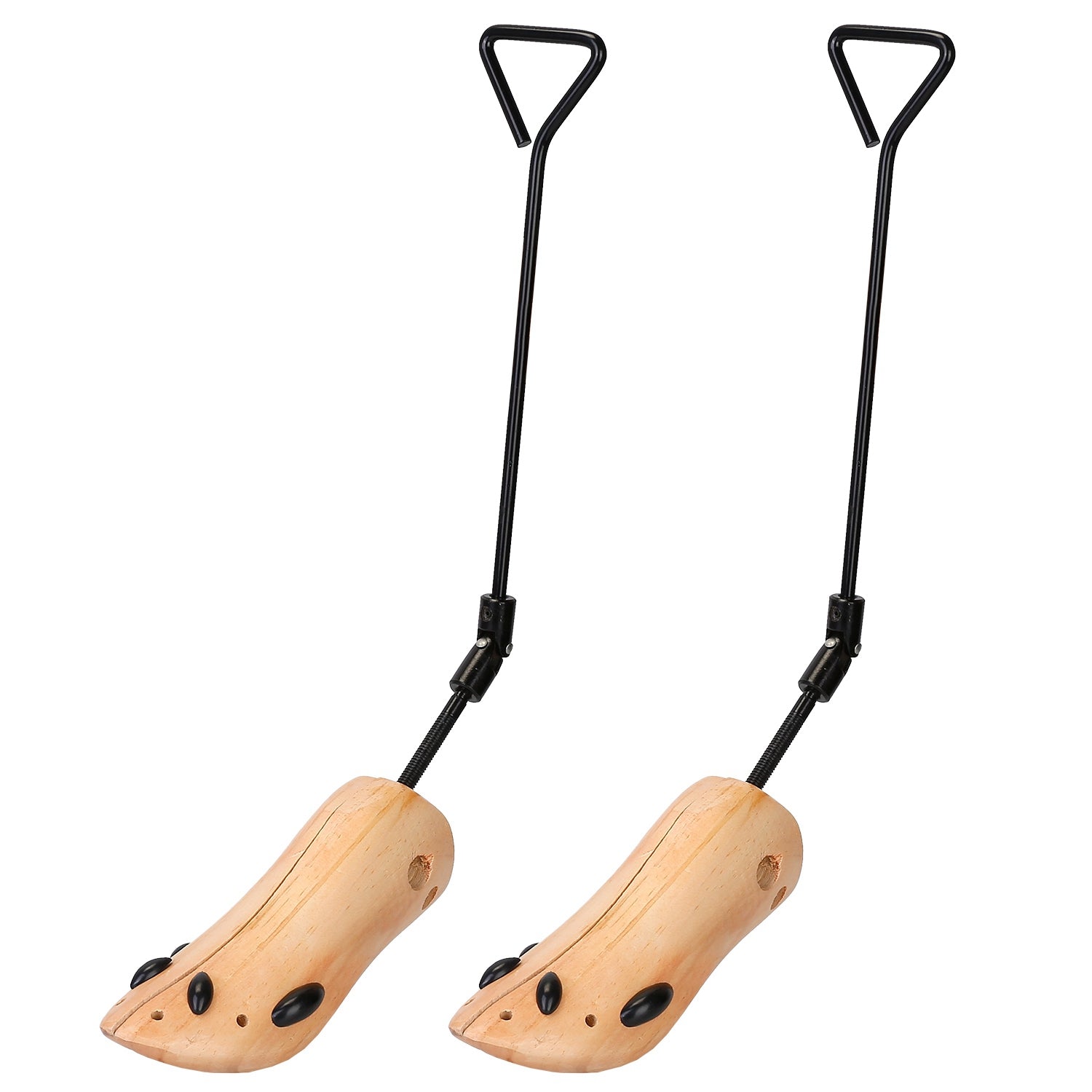 One Pair Boot Stretcher Adjustable Width Shoe Shaper Wooden Boot Widener