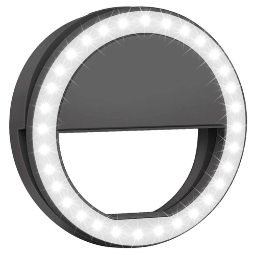 Selfie Ring Light 36 LEDs Ring Fill Light Clip for for iPhone Xs Max/XR Galaxy