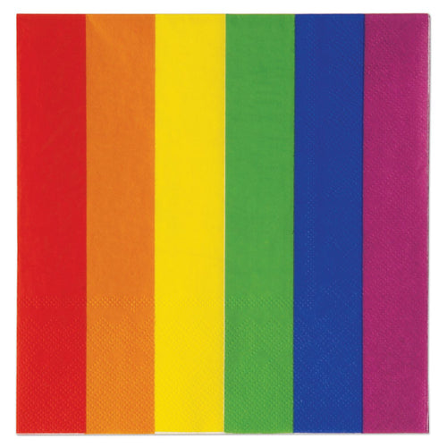 Beistle Rainbow Luncheon Napkins | Party Supply | Decoration