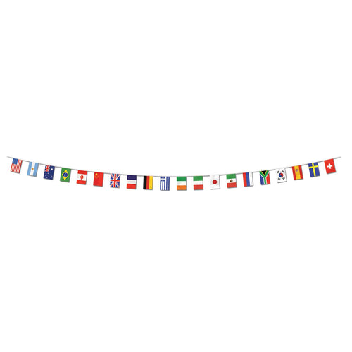 Beistle International Flag Banner | Party Supply | Decoration