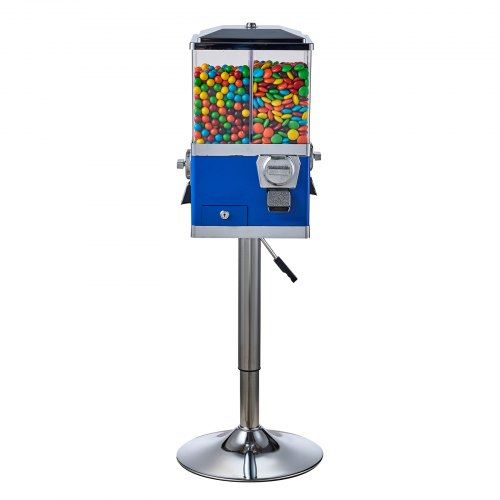 Gumball Machine with Stand Vending Coin Bank Vintage Candy Dispenser Bule