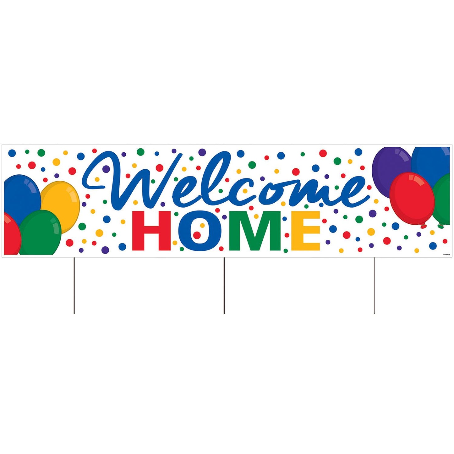 Beistle All Weather Jumbo Welcome Home Yard Sign - General Occasion | Party