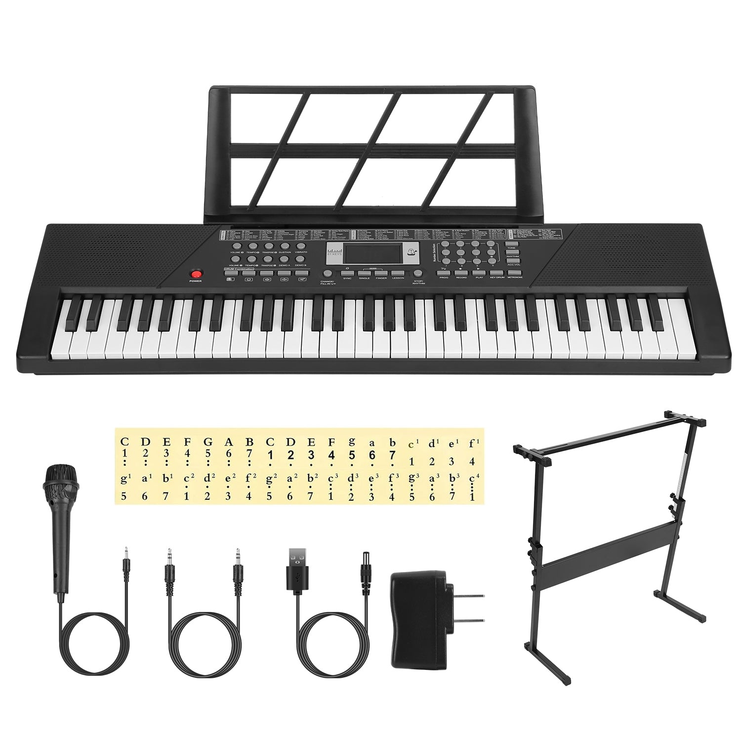 61 Keys Digital Music Keyboard Electric Piano Electronic Musical Instrument 9900