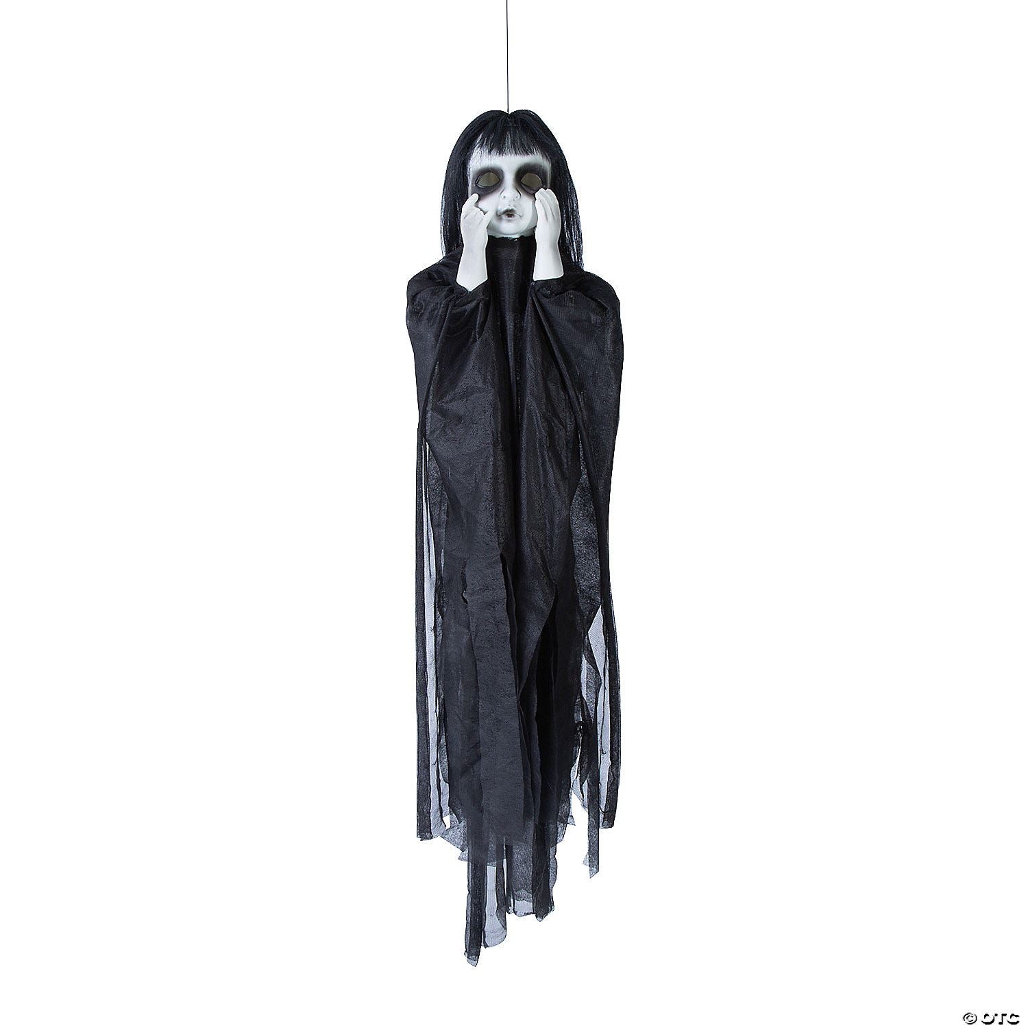 Girls | 11 3/4" x 43 1/4" Hanging Spooky Undead Girl Halloween Decoration