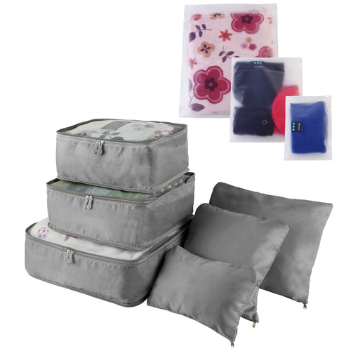 9Pcs Clothes Storage Bags Water-Resistant Travel Luggage Organizer Clothing 1861