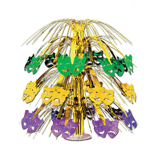 Beistle Mardi Gras Cascade Centerpiece | Party Supply | Decoration