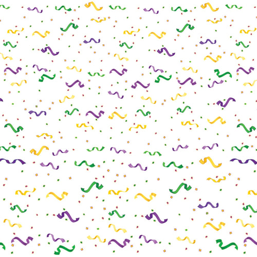 Beistle Mardi Gras Confetti & Serpentine Border | Party Supply | Decoration
