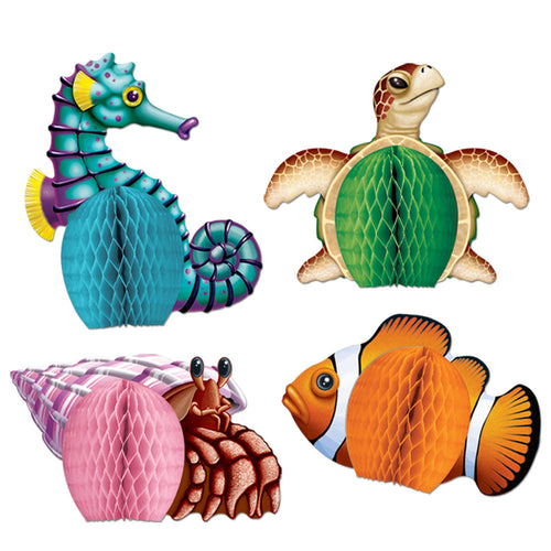 Beistle Sea Creatures Centerpieces - Under The Sea | Party Supply | Decoration