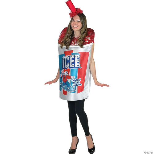 Mens | Adult Icee Sparkle Red Tunic Costume