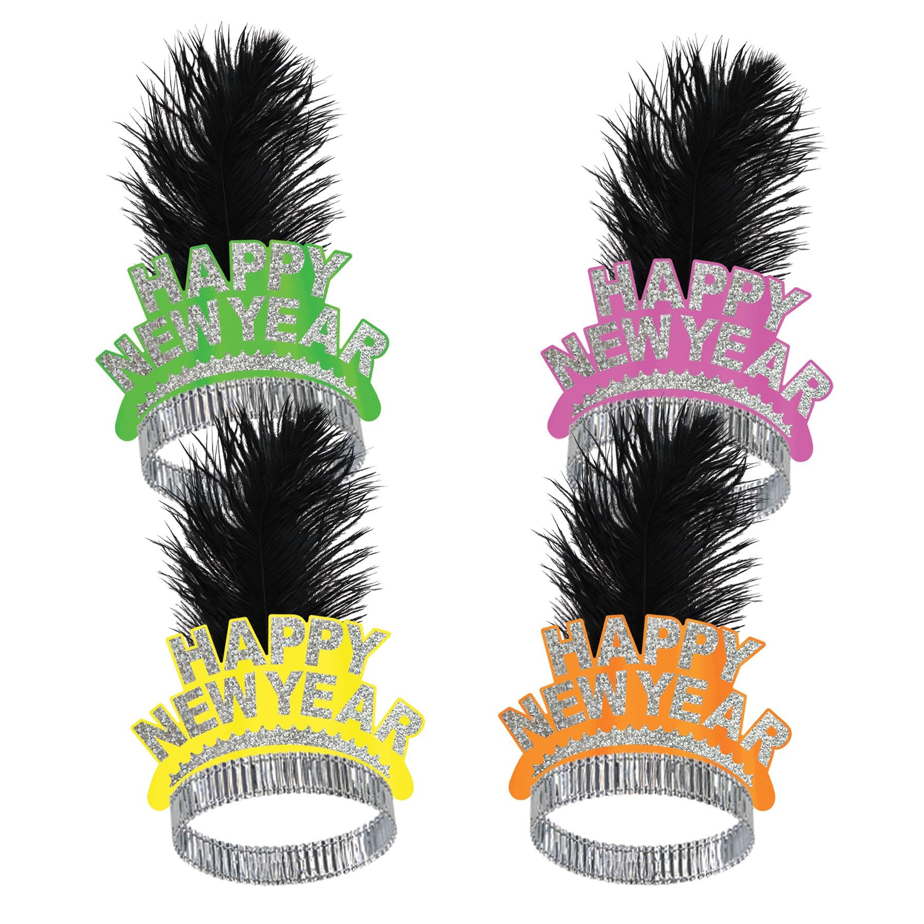 Beistle Neon Swing New Year Tiaras - New Years | Party Supply | Decoration