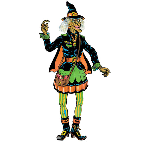 Beistle Vintage Halloween Jointed Witch - Halloween-Vintage | Party Supply