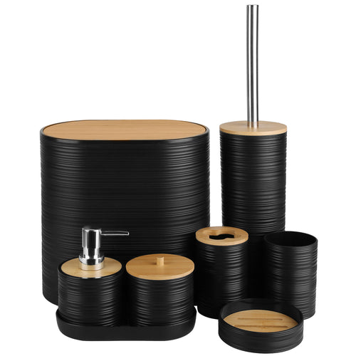 8Pcs Bathroom Accessories Set Bathroom Holder Set with Soap Dispenser