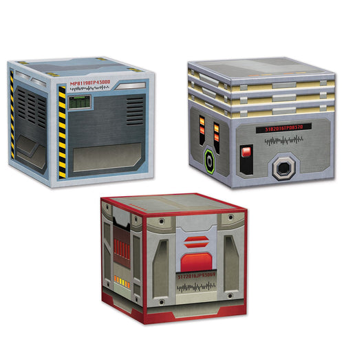 Beistle Smuggler's Crates - Space | Party Supply | Decoration