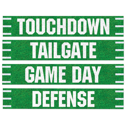 Beistle Football Street Signs Cutouts | Party Supply | Decoration