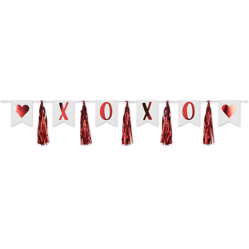 Beistle XOXO Tassel Streamer - Valentines | Party Supply | Decoration