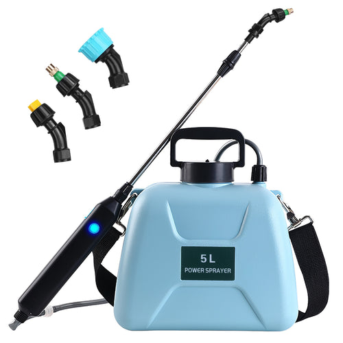 5L/1.3Gallon Electric Plant Sprayer Telescopic Rechargeable Garden Sprayer