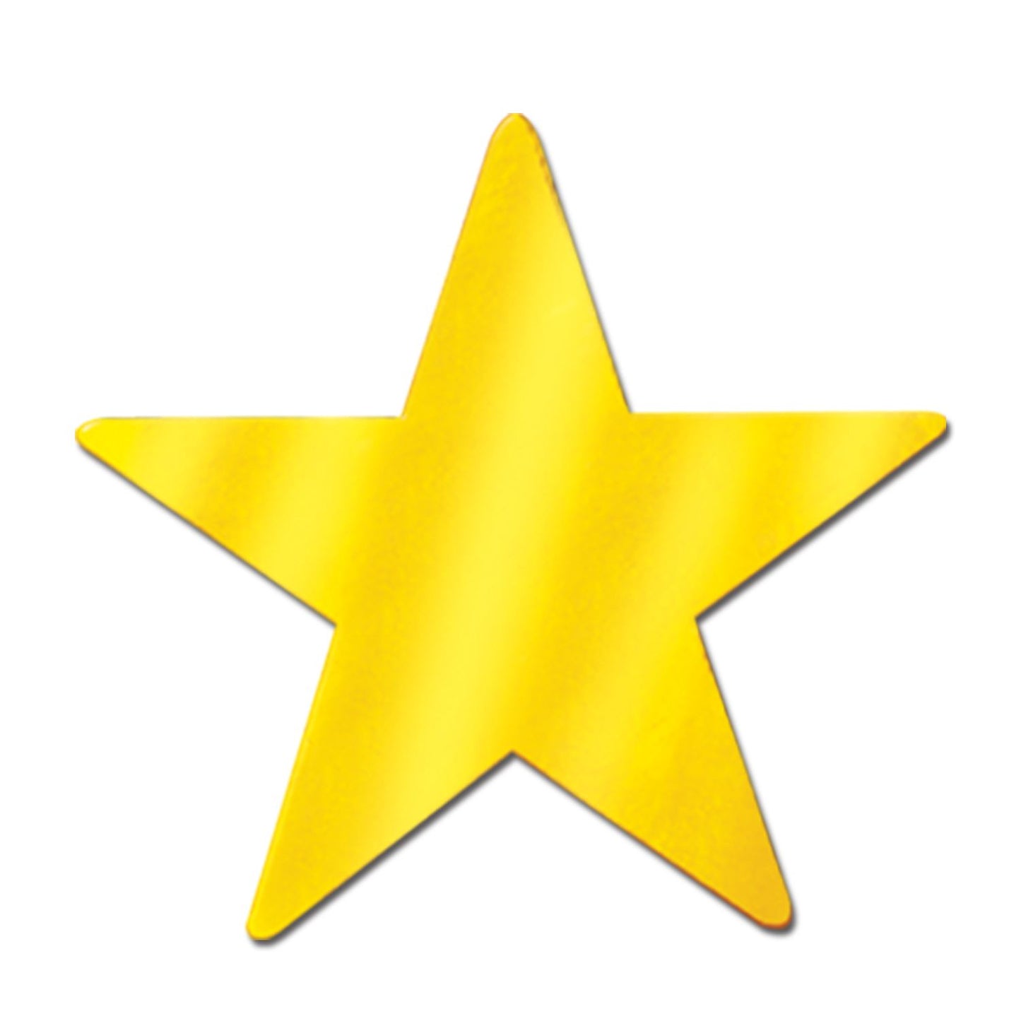 Foil Star Cutout - Yellow